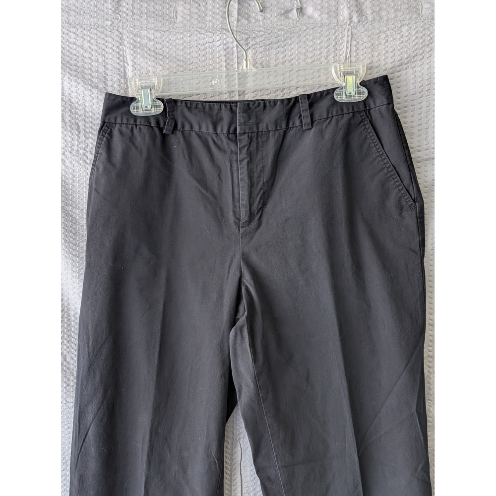 Lauren Ralph Lauren Womens Black Straight Leg Chino Trousers Size 6